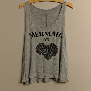 Mermaid at heart muscle tank